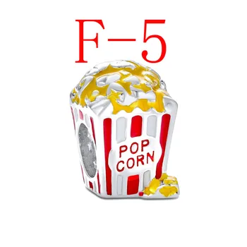 Európai Új Popcorn Diy Gyöngy Illik Nyaklánc Varázsa Ezüst 925 Eredeti Karkötő Bizsu DIY Női Ékszerek