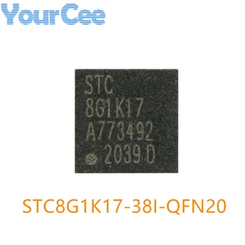 5db STC STC8G1K17 STC8G1K17-38I-QFN20 8051 Egyetlen Chip IC Mikrokontroller Micro Controller MCU