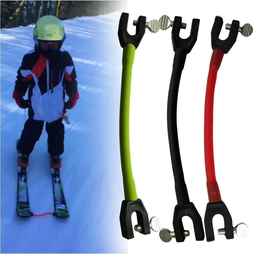 A Gyerekek Sport Rugalmas Klip Képzés Könnyű Ék Kompakt Téli Szabadtéri Latex Ski Tipp Csatlakozó Cserélhető Védelem Ellenőrzési Sebesség