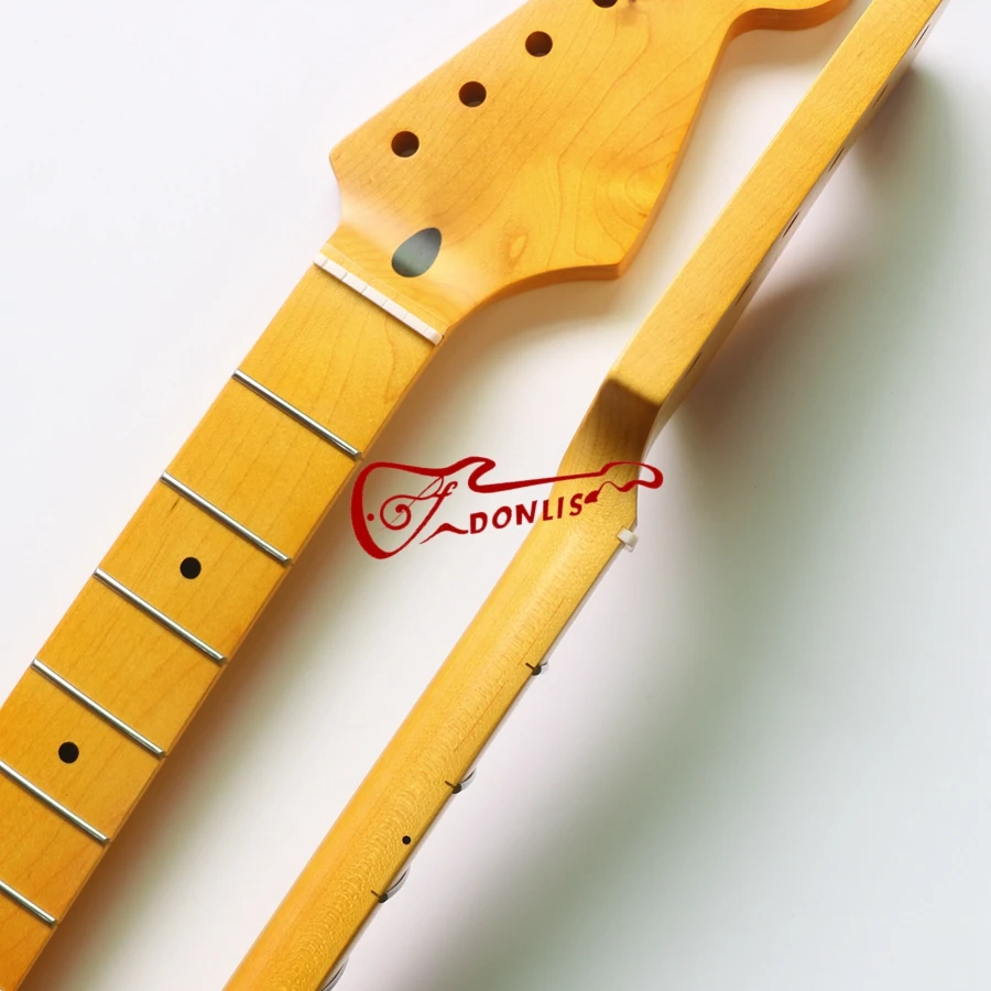 DIY Nitro kész 21 bund, Vintage Egy darab Kanadai juhar ST gitár nyak Kulson guitar tuner