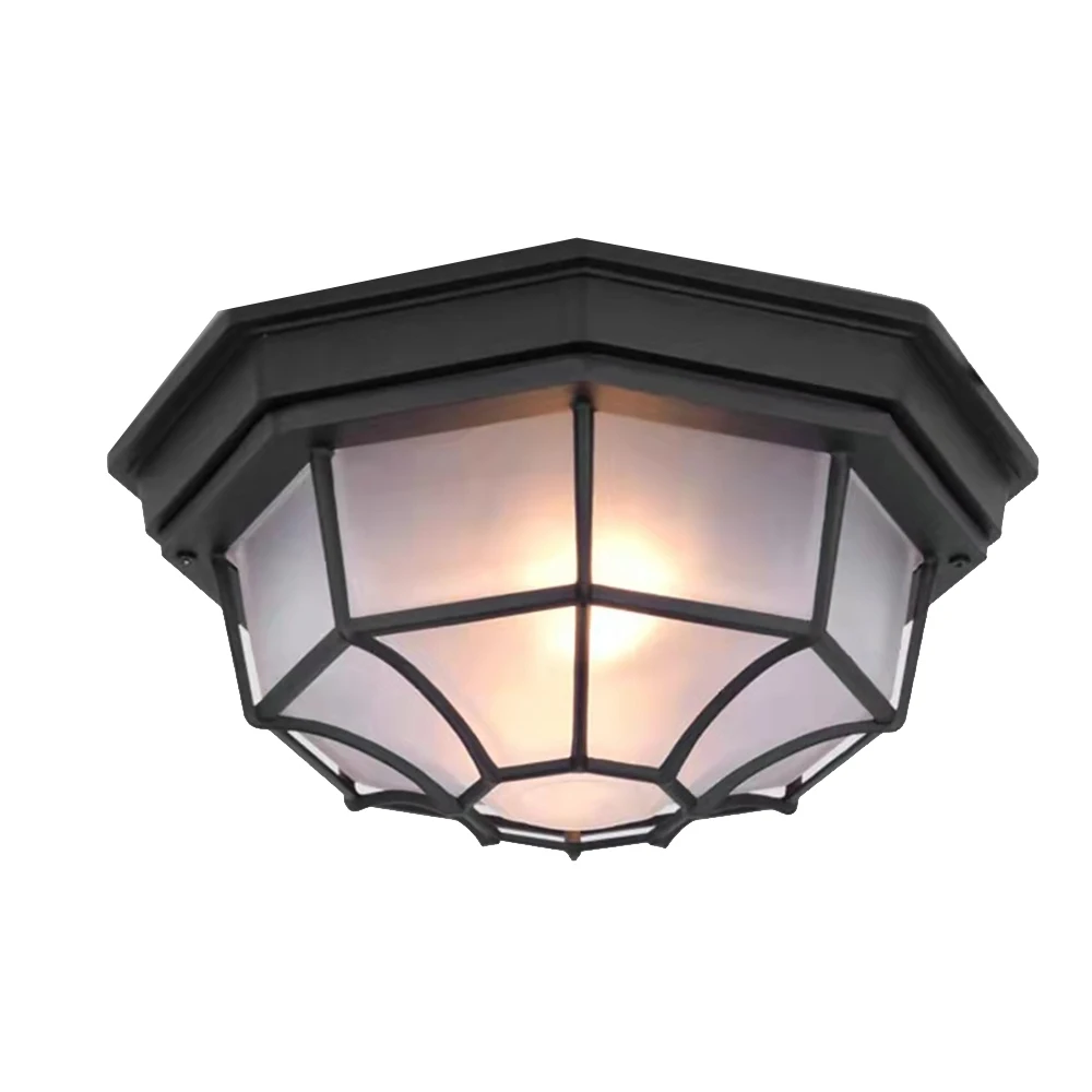 SOURA Európai Stílusú Mennyezeti Lámpa, Kültéri Modern LED Lámpa Vízálló Haza Folyosó Dekoráció