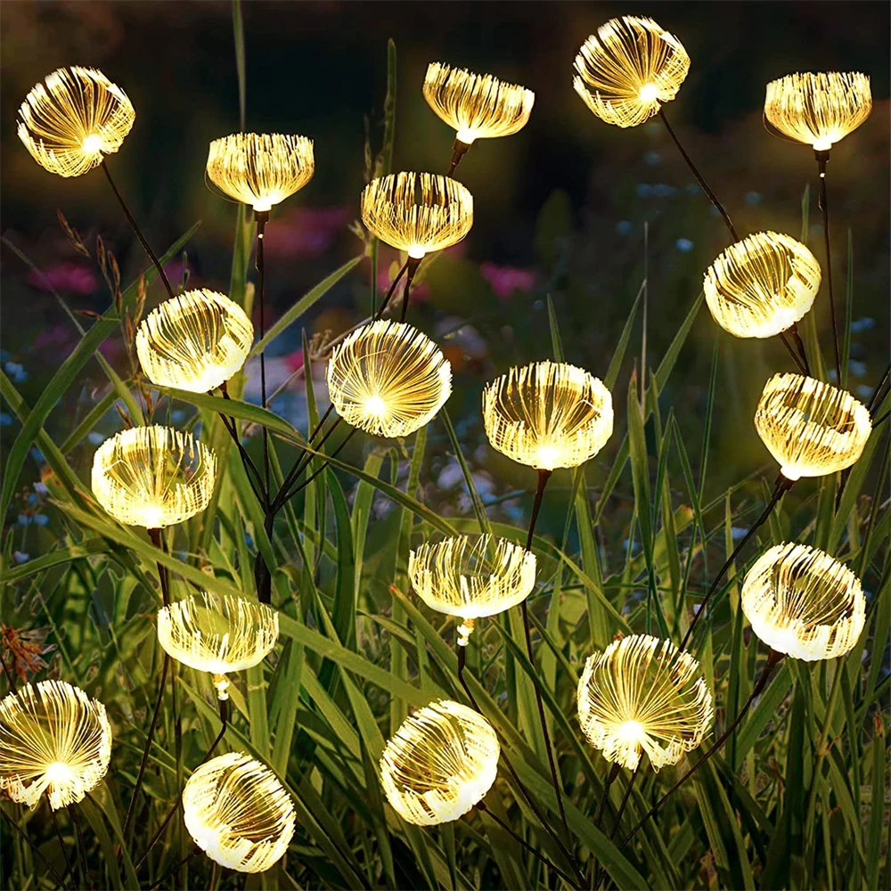 Szél tánc napelemes lámpák Medúza Világítás Kerti Dekoráció Kert Karácsonyi Díszítő Világítás 6 Fej Medúza Napelemes Lámpa