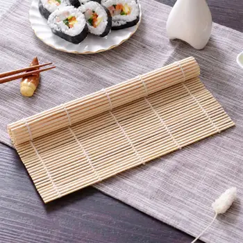 DIY Bambusz Sushi Készítő Rolling Mat Sushi Eszközök Rizs Görgők Japán Étel a Rizs Roll Penész Konyhai kütyü Főzés Tartozékok