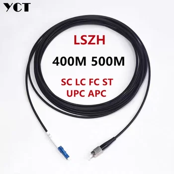 400 M 500 1 core ratproof optikai patch kábel LSZH SM páncélozott 1C ftth ugró fekete OS2 kültéri beltéri singlemode vízálló