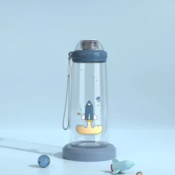 Műanyag Csésze Víz Express Hordozható, Praktikus Kupa Kis Ajándék Space Cup Ins Szalma Kupa Felnőtt Kreatív Csésze Gyümölcs Csésze Víz Üveg