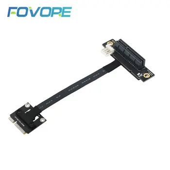 Kompakt 270 Fokos Mini PCIe, hogy a PCI-E 4X Adapter Átalakító Kábel Kelő a FDD Power Csatlakozó PCIE Teszter Extender