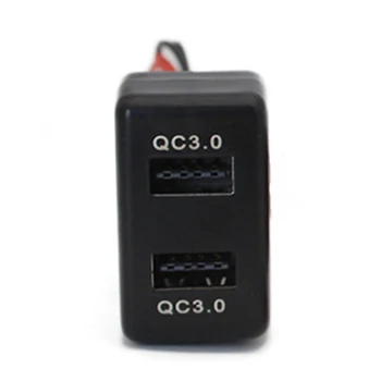 1DB Auto Utólag QC3.0 Autó, Telefon Töltő, USB QC3.0 Töltő Csatlakozó Dugó Adapter Isuzu 700P KV100 KV600