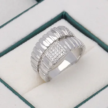 BrideTalk 2023 Divatos Gyűrű Nők Esküvői Cirkónia Gyöngyök Varázsa Ujj Gyűrű Bohém Stílus Strand Ékszerek