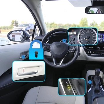 1db Toyota Corolla E210 2019-2021 Automatikus fedélzeti DIAGNOSZTIKAI Sebesség Zár Autó Ajtaját Készülék Automatikus Zárolása Készülék Közelebb Nyitva Kinyit Smar