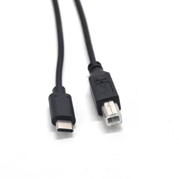 USB-C USB 3.1 C Típusú Férfi Csatlakozó USB 2.0, B Típusú Férfi adatkábel mobiltelefon Nyomtató Merevlemez