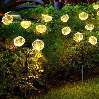 Szél tánc napelemes lámpák Medúza Világítás Kerti Dekoráció Kert Karácsonyi Díszítő Világítás 6 Fej Medúza Napelemes Lámpa